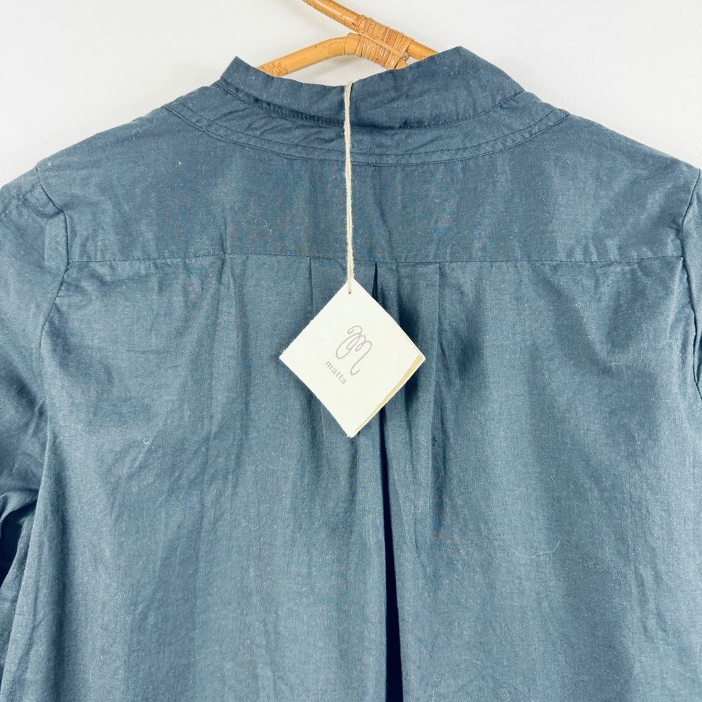 Matta Nyc 100% Cotton Black Chakra Blouse — image 8 of 8